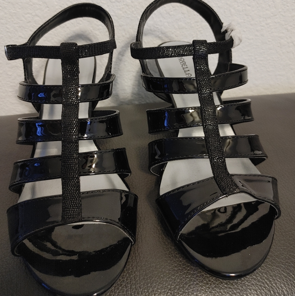 Black Marbella Heels